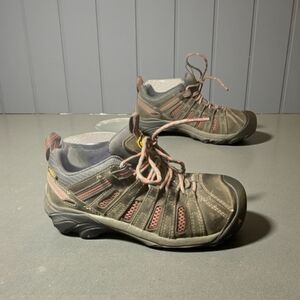 Keen Utility Women’s Flint EH steel Toe Magnet Grey/Rose Pink Size 7.5W